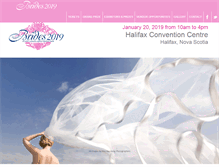 Tablet Screenshot of halifaxbridalshow.com